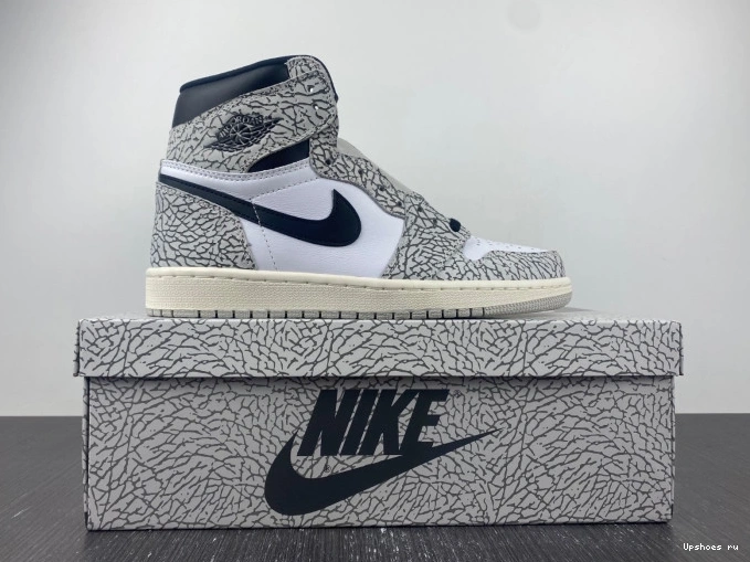DZ5485-052 High Retro Cement 1 OG Jordan White 0506